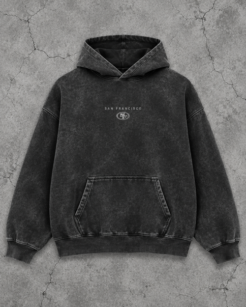 49ers Greyline hoodie front