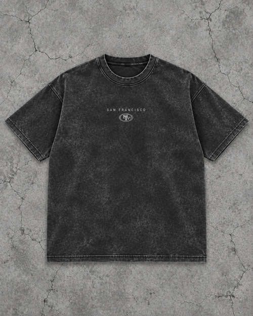 49ERS GREYLINE TEE front