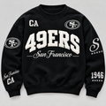 San Francisco 49ers Varsity Crewneck front