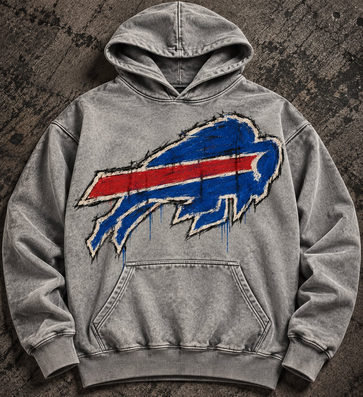 BUFFALO CONCRETE HOODIE