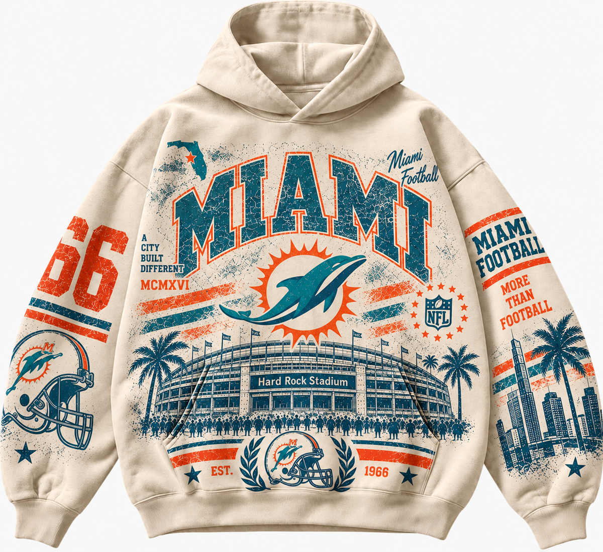 Dolphins Stadium Relic Hoodie