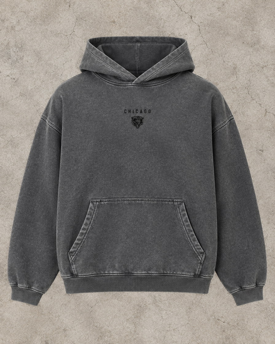bears Greyline hoodie front