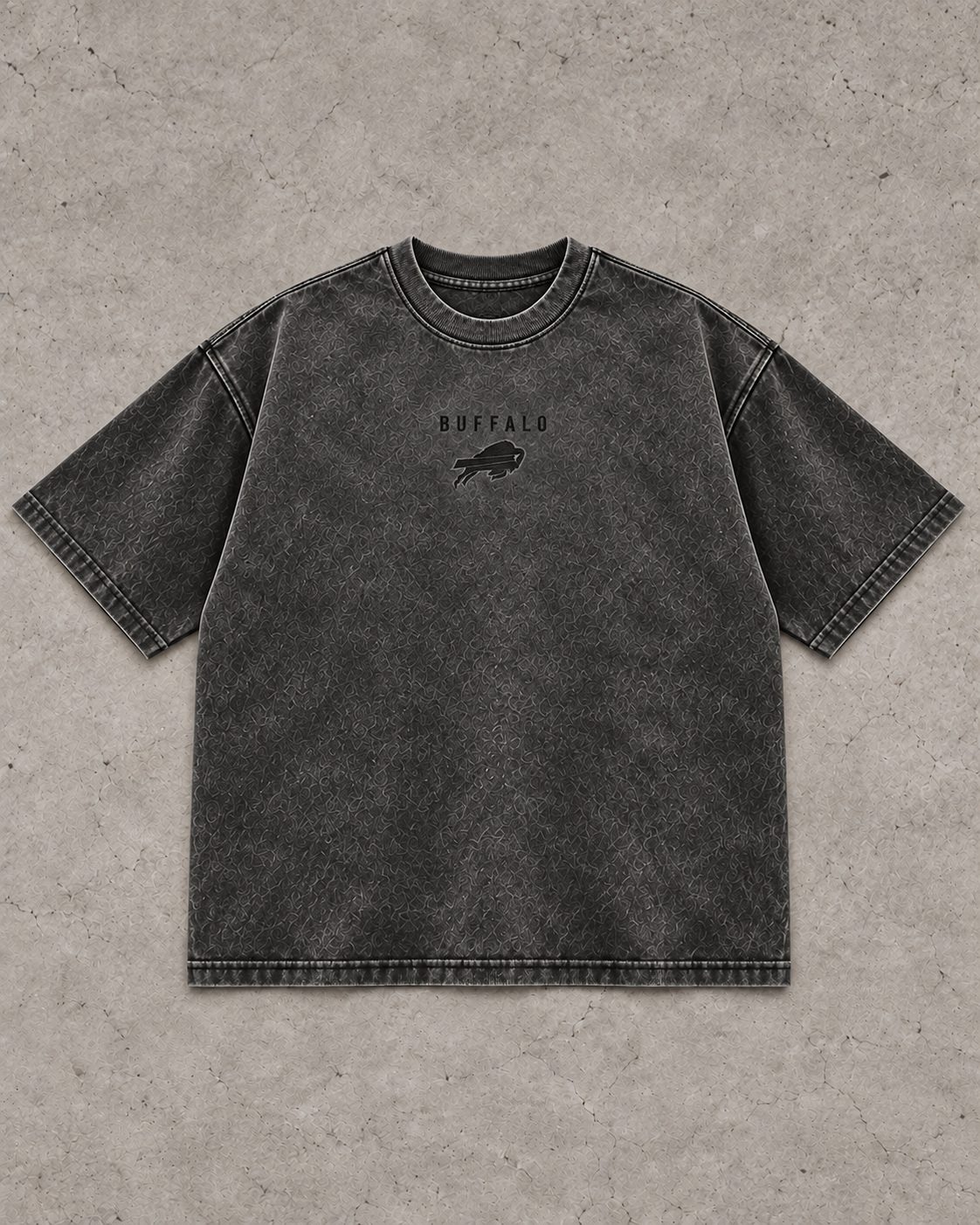 Bills greyline T-shirt front mockup
