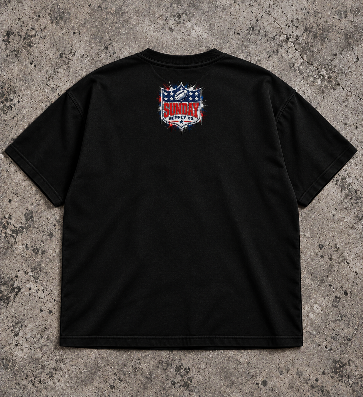 Bills paint the town T-shirt back with Sunday Supply shield