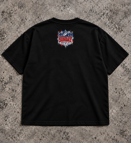 Bills paint the town T-shirt back with Sunday Supply shield