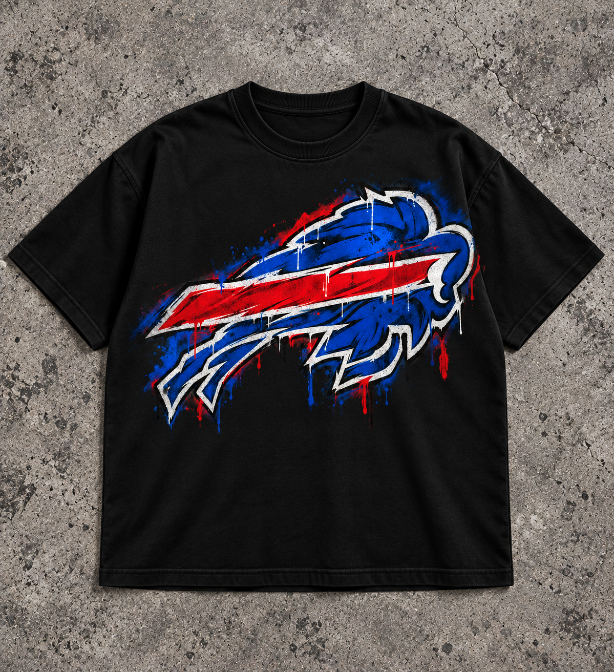 Bills paint the town T-shirt front mockup