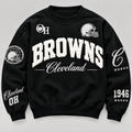 Cleveland Browns Varsity Crewneck front