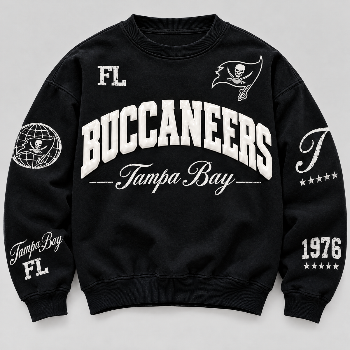 Tampa Bay Buccaneers Varsity Crewneck front
