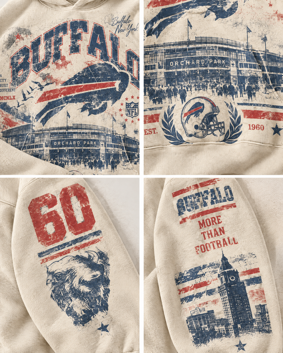 Buffalo Relic front and sleeve artwork close-up grid