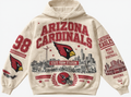Arizona Cardinals Stadium Relic cream hoodie front