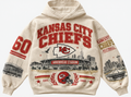 Kansas City Chiefs Stadium Relic cream hoodie front