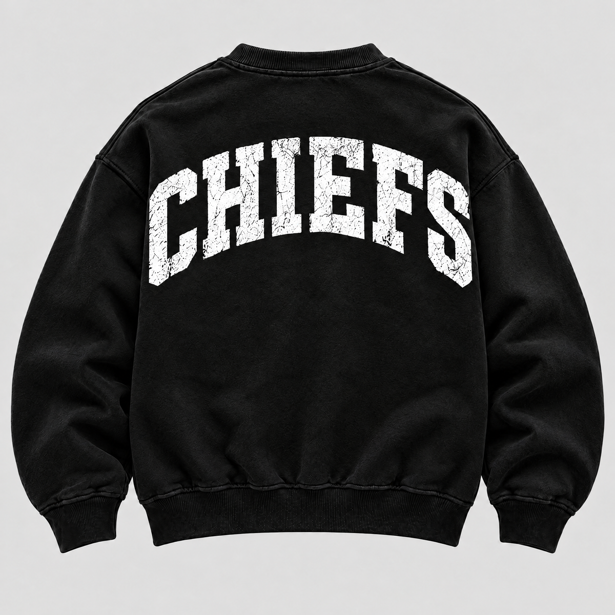 Kansas City Chiefs Varsity Crewneck back