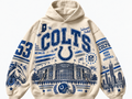 Indianapolis Colts Stadium Relic cream hoodie front