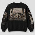 Cardinals Archive Crest Crewneck — Black front