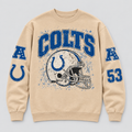 Colts Helmet Archive Crewneck — Nude front