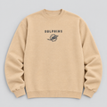 Dolphins Greyline Crewneck — Nude front