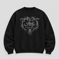 Chicago Bears Blackout Crewneck — Black — front