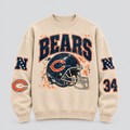 Bears Helmet Archive Crewneck — Nude front