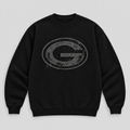 Packers Blackout Crewneck — Black front