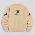 Lions Greyline Crewneck — Nude front