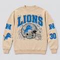 Lions Helmet Archive Crewneck — Nude front
