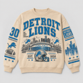 Lions Stadium Relic Crewneck — Nude front