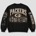 Packers Archive Crest Crewneck — Black front