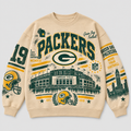 Packers Stadium Relic Crewneck — Nude front