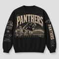 Panthers Archive Crest Crewneck — Black front