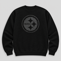 Screwnecklers Blackout Crewneck — Black front