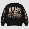 Rams Archive Crest Crewneck — Black front