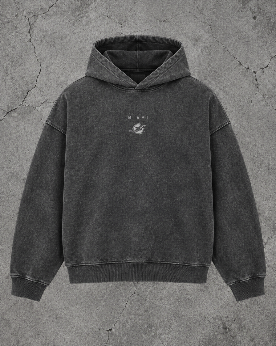 dolphins Greyline hoodie front