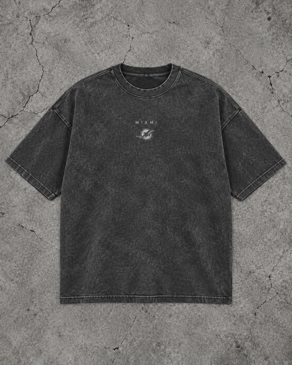 DOLPHINS GREYLINE TEE front