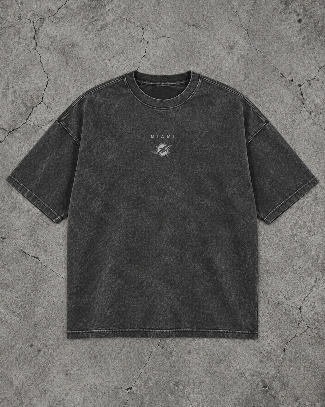 DOLPHINS GREYLINE TEE front