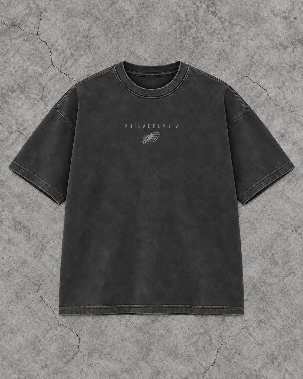 EAGLES GREYLINE TEE front