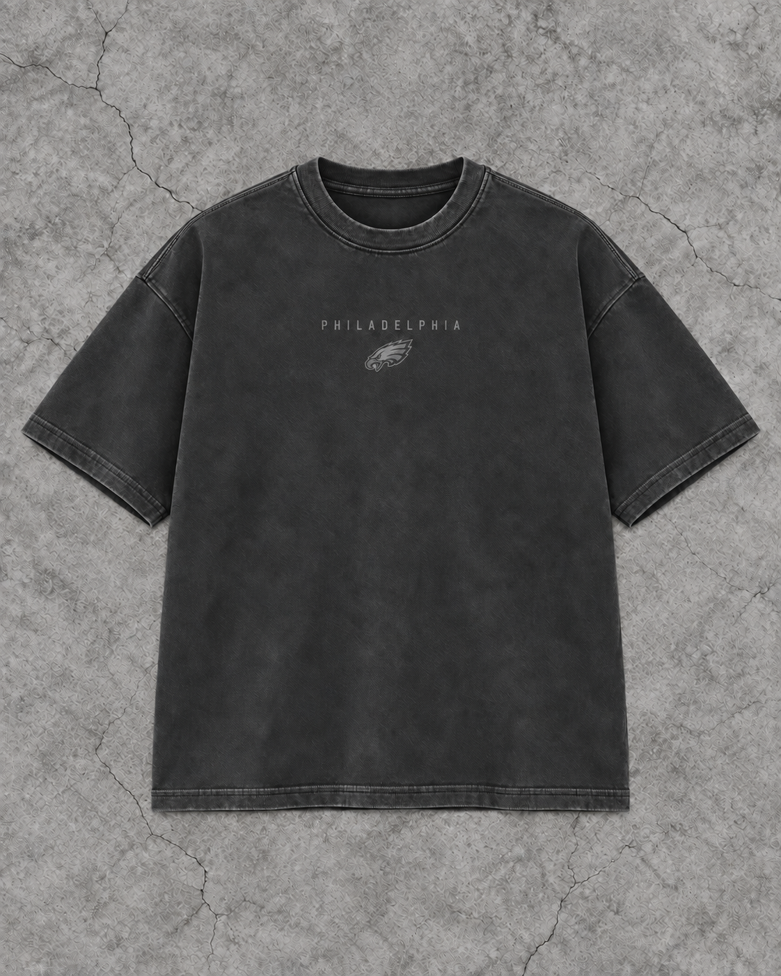 EAGLES GREYLINE TEE front