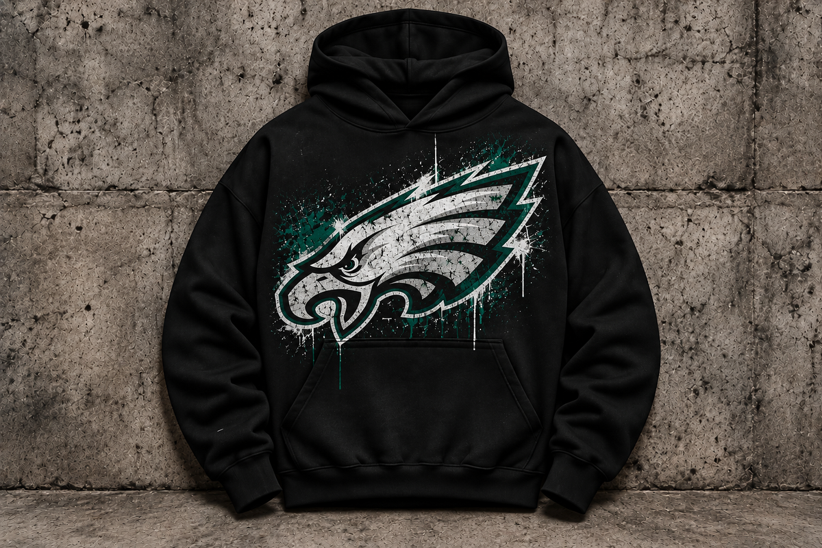 EAGLES Paint the Town Hoodie