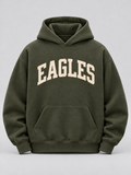 EAGLES VARSITY ARCH HERITAGE HOODIE olive hoodie mockup