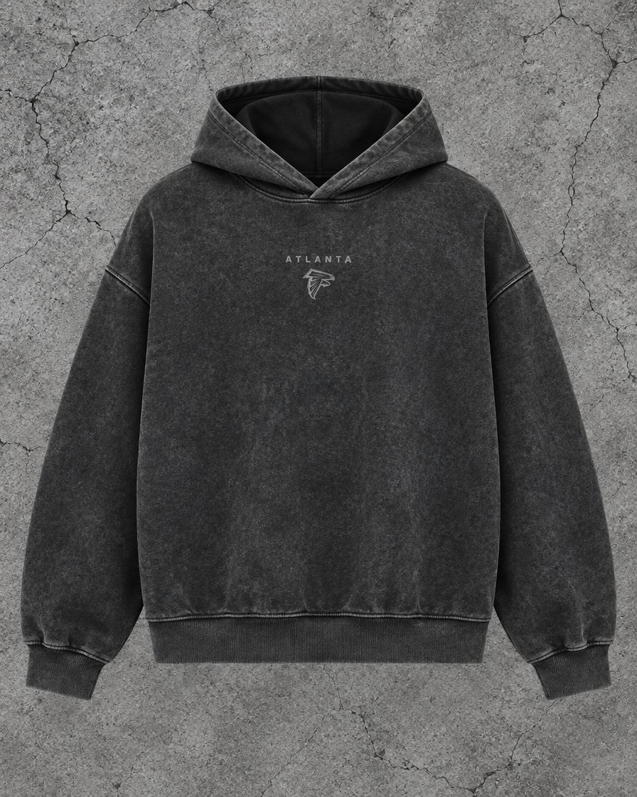 falcons Greyline hoodie front