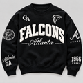 Atlanta Falcons Varsity Crewneck front