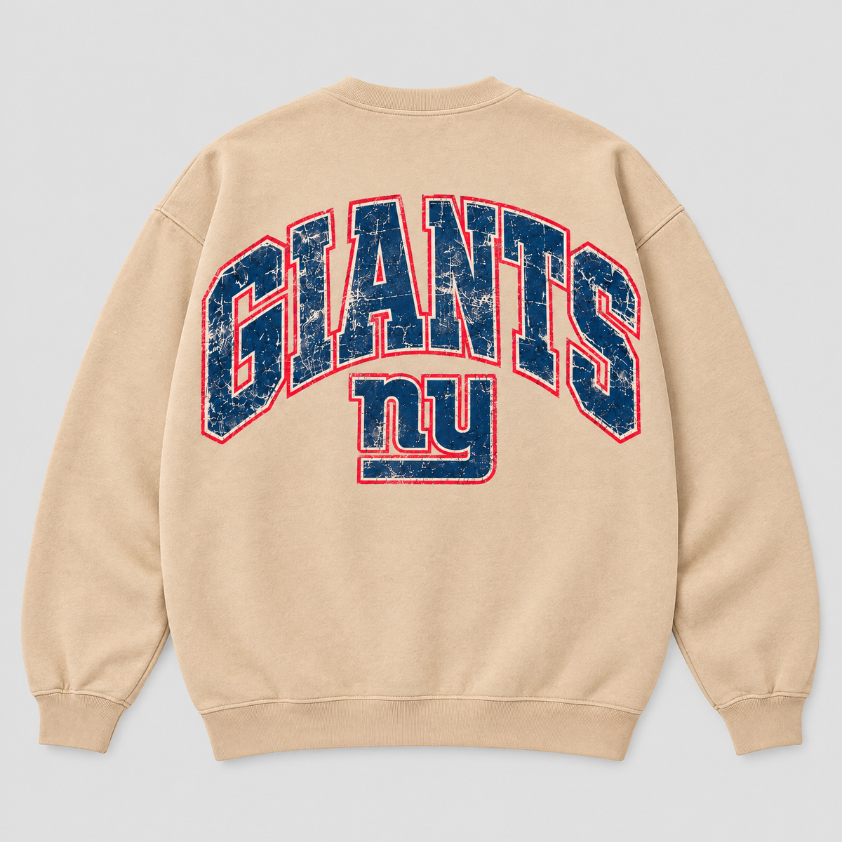 Giants Gridiron Crewneck — Nude — back