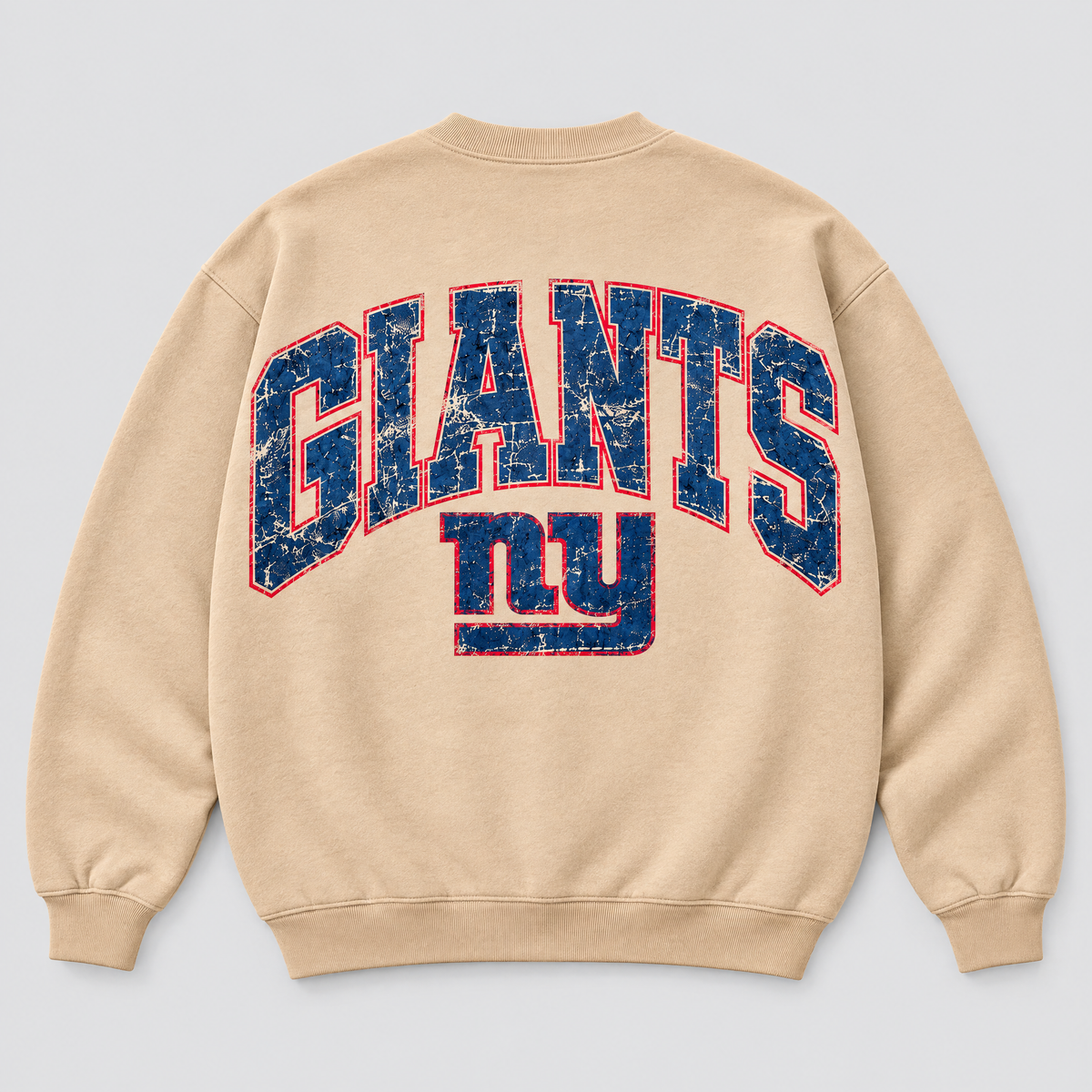 Giants Heritage Crewneck — Nude — back