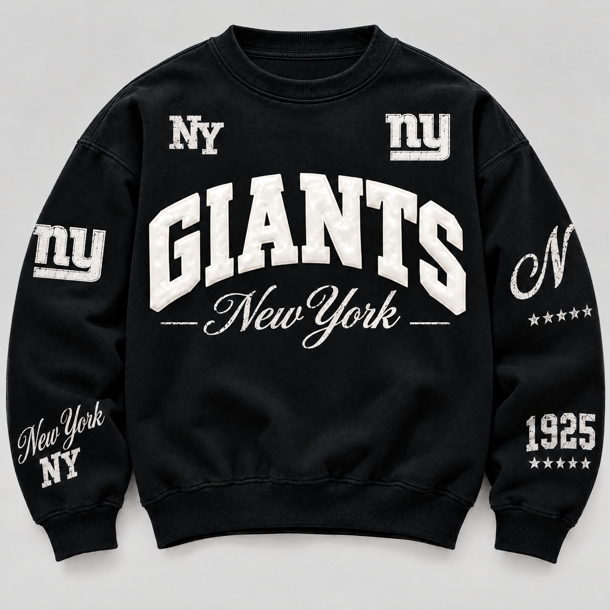 New York Giants Varsity Crewneck front