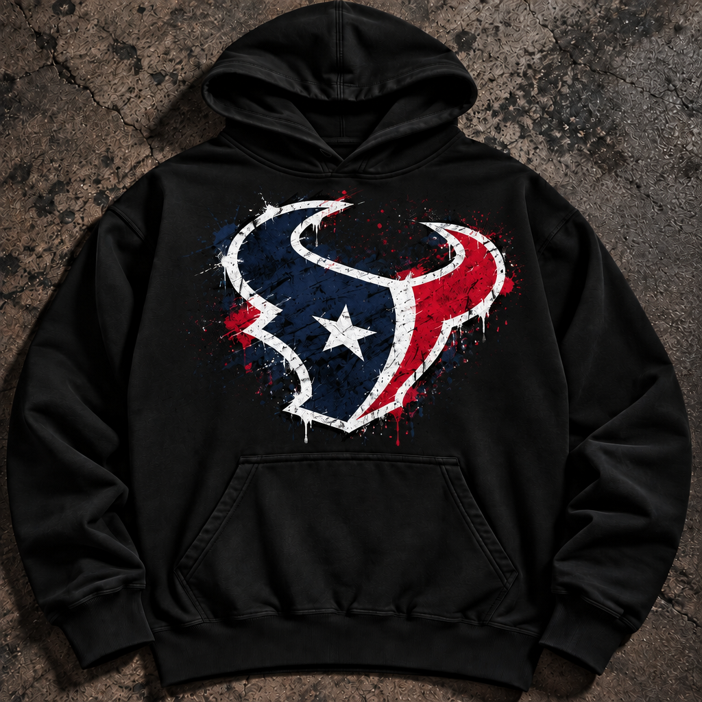 TEXANS Paint the Town Hoodie