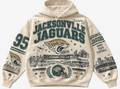 Jacksonville Jaguars Stadium Relic cream hoodie front