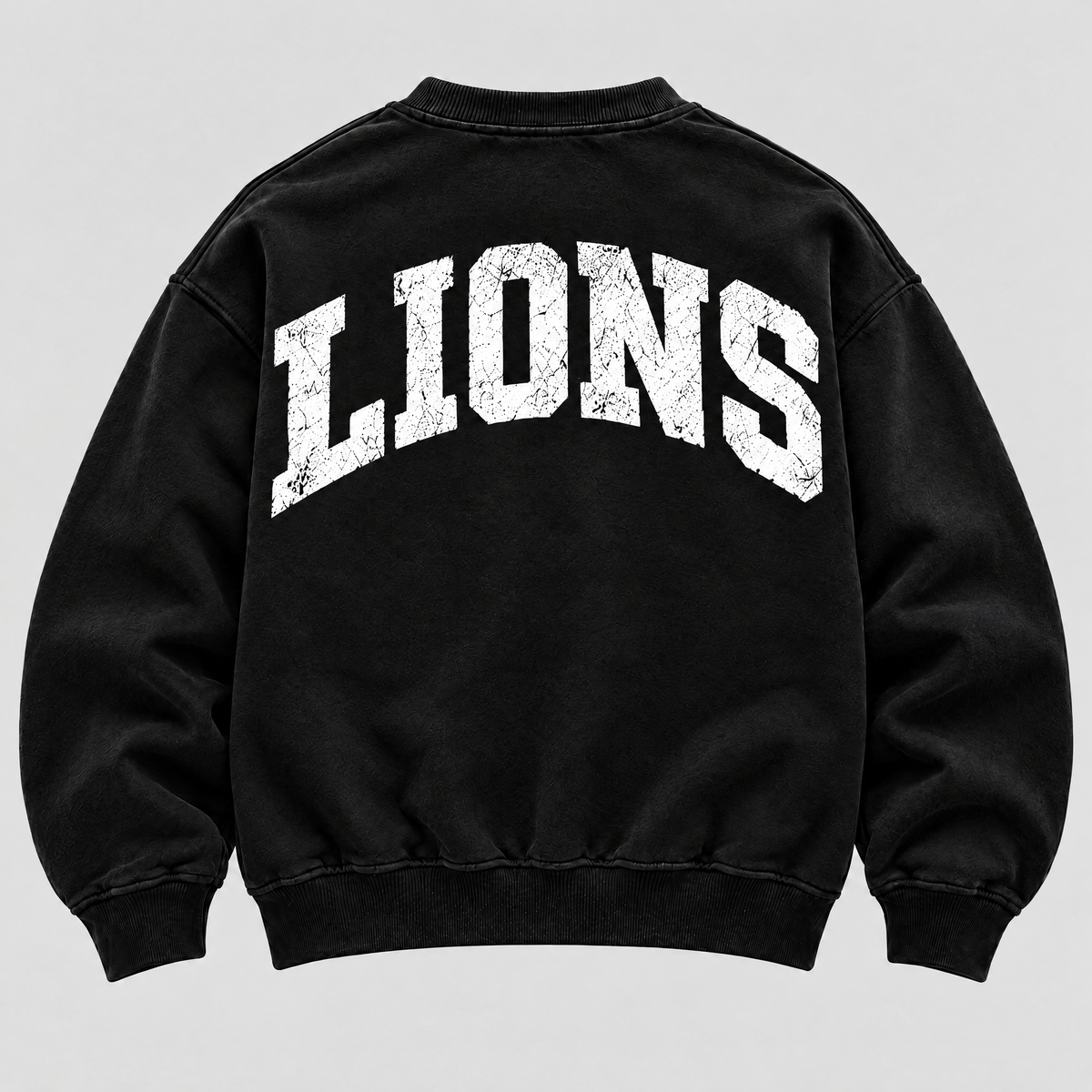 Detroit Lions Varsity Crewneck back