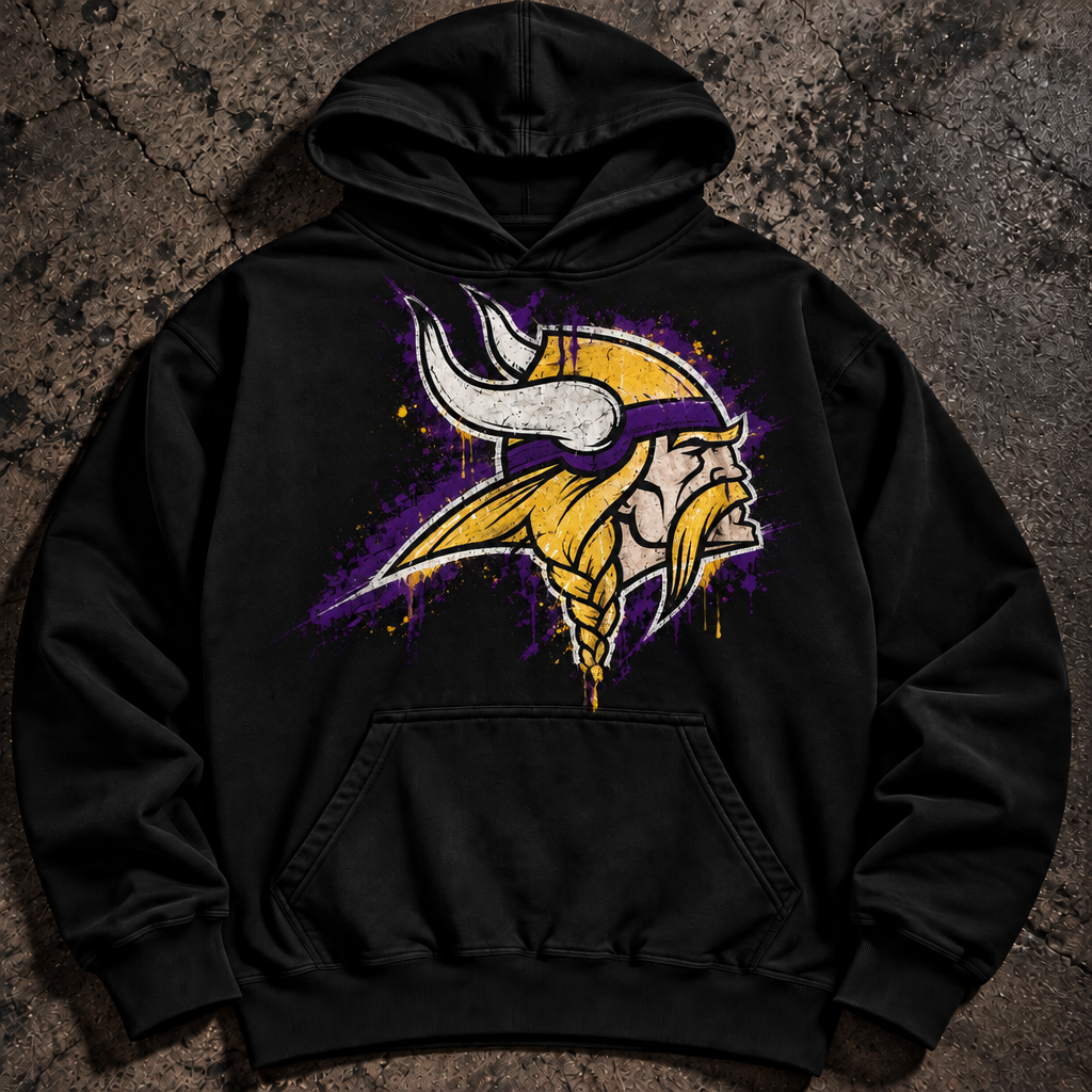 VIKINGS Paint the Town Hoodie