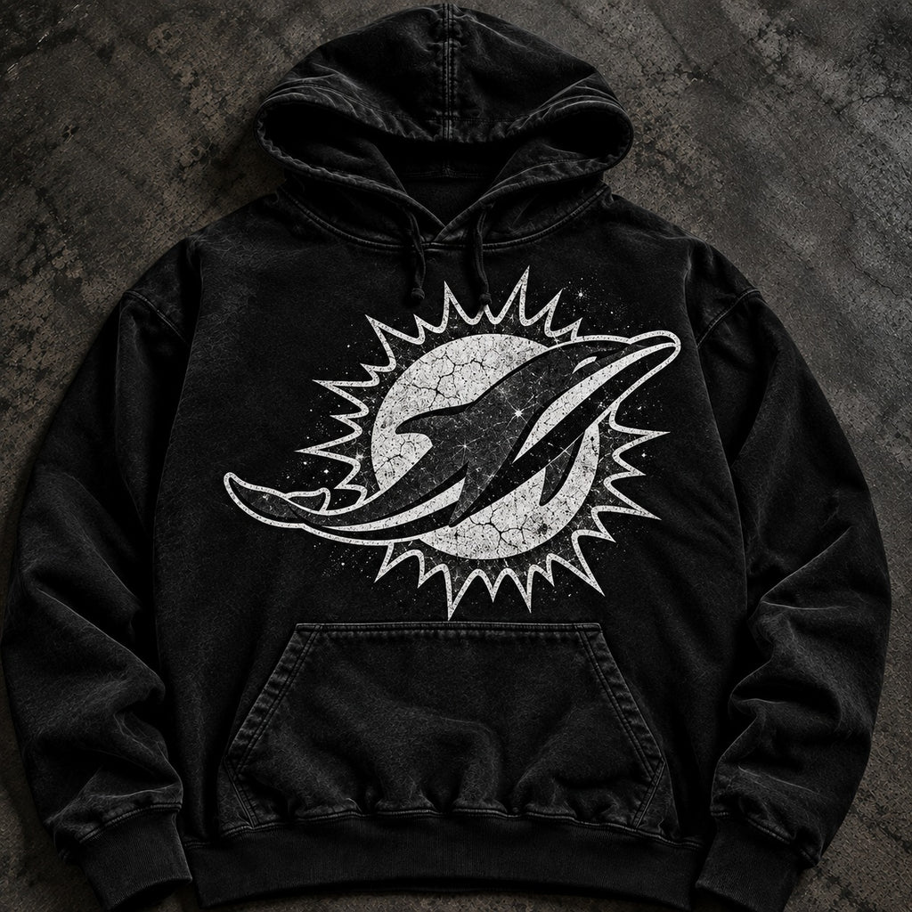 DOLPHINS BLACKOUT HOODIE