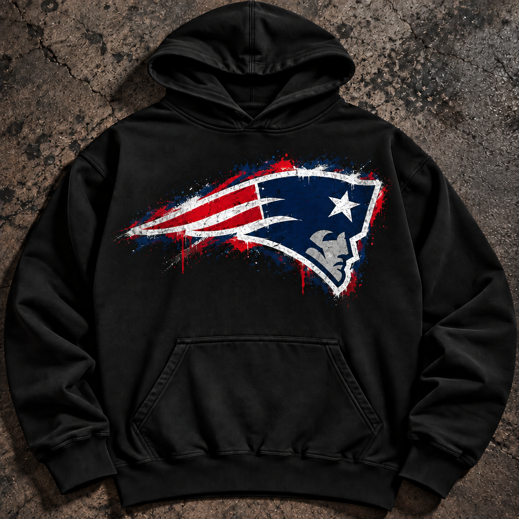 New England Patriots Paint the Town Hoodie