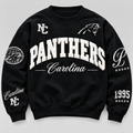 Carolina Panthers Varsity Crewneck front